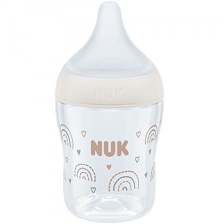NUK Perfect Match Babyflasche mit weichem Silikon-Trinksauger